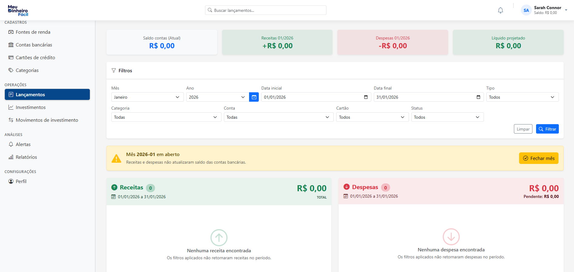 Módulos do Sistema